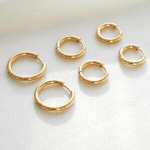 NWT - ATOLEA - Triple Hoop Earrings Bundle